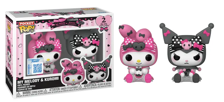 SANRIO - Pocket POP 2 Pack - Kuromi / My Melody